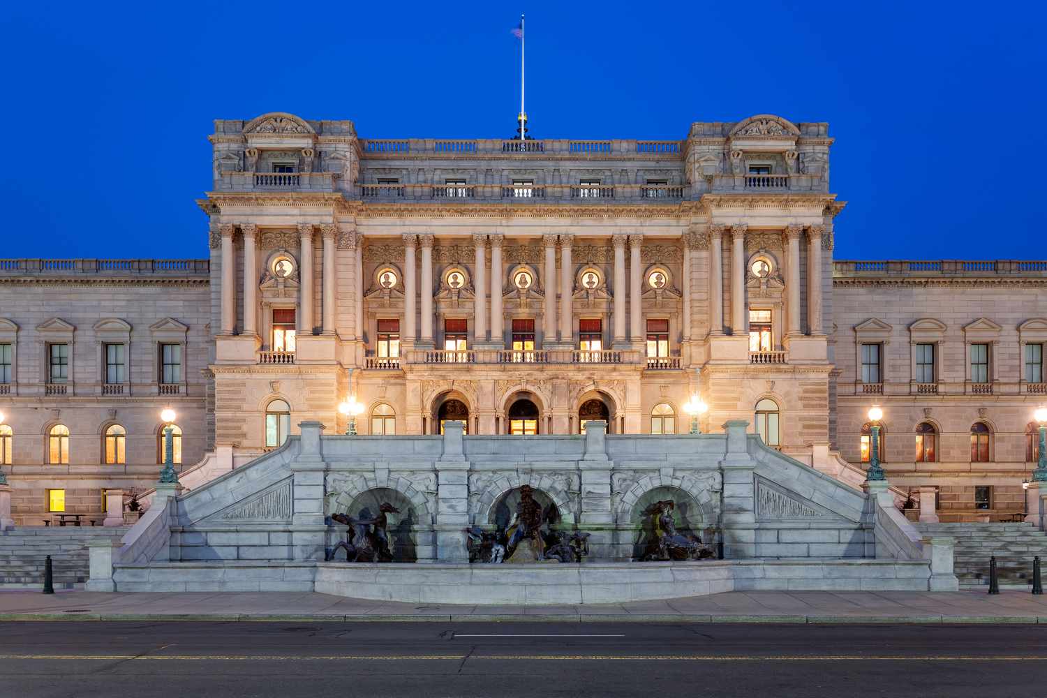 Library of Congress, located in Washington, D.C.