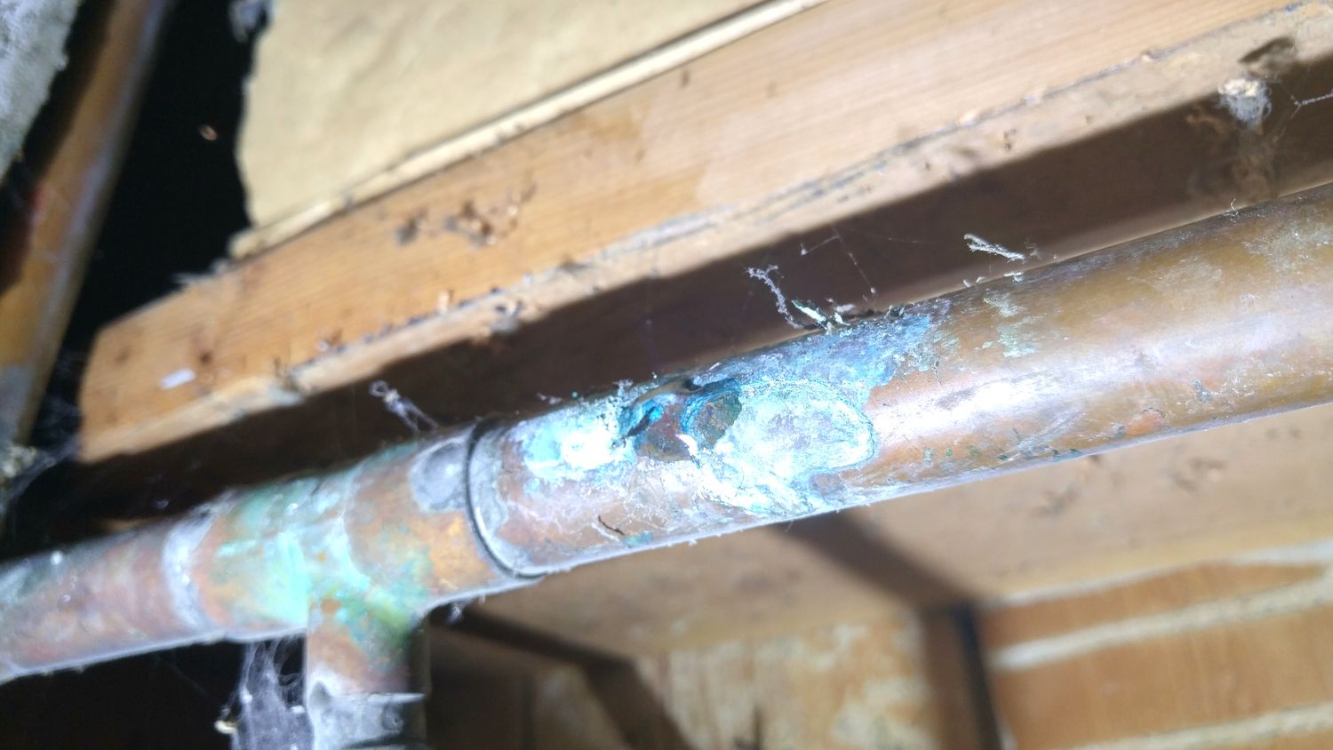 Tiny Leaks in Copper Plumbing