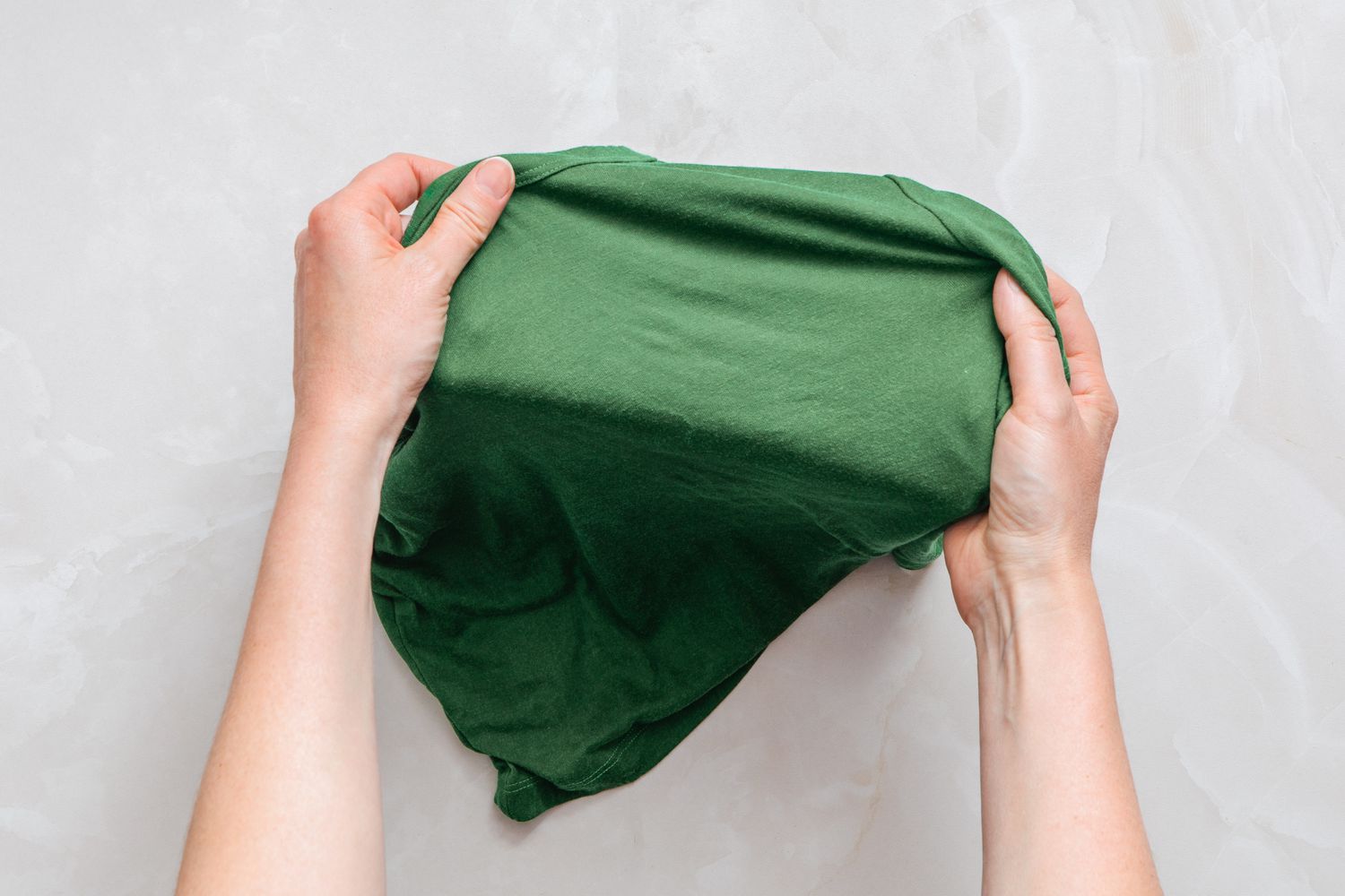 Ensure the stain is completely eliminated before proceeding to dry the clothing item.