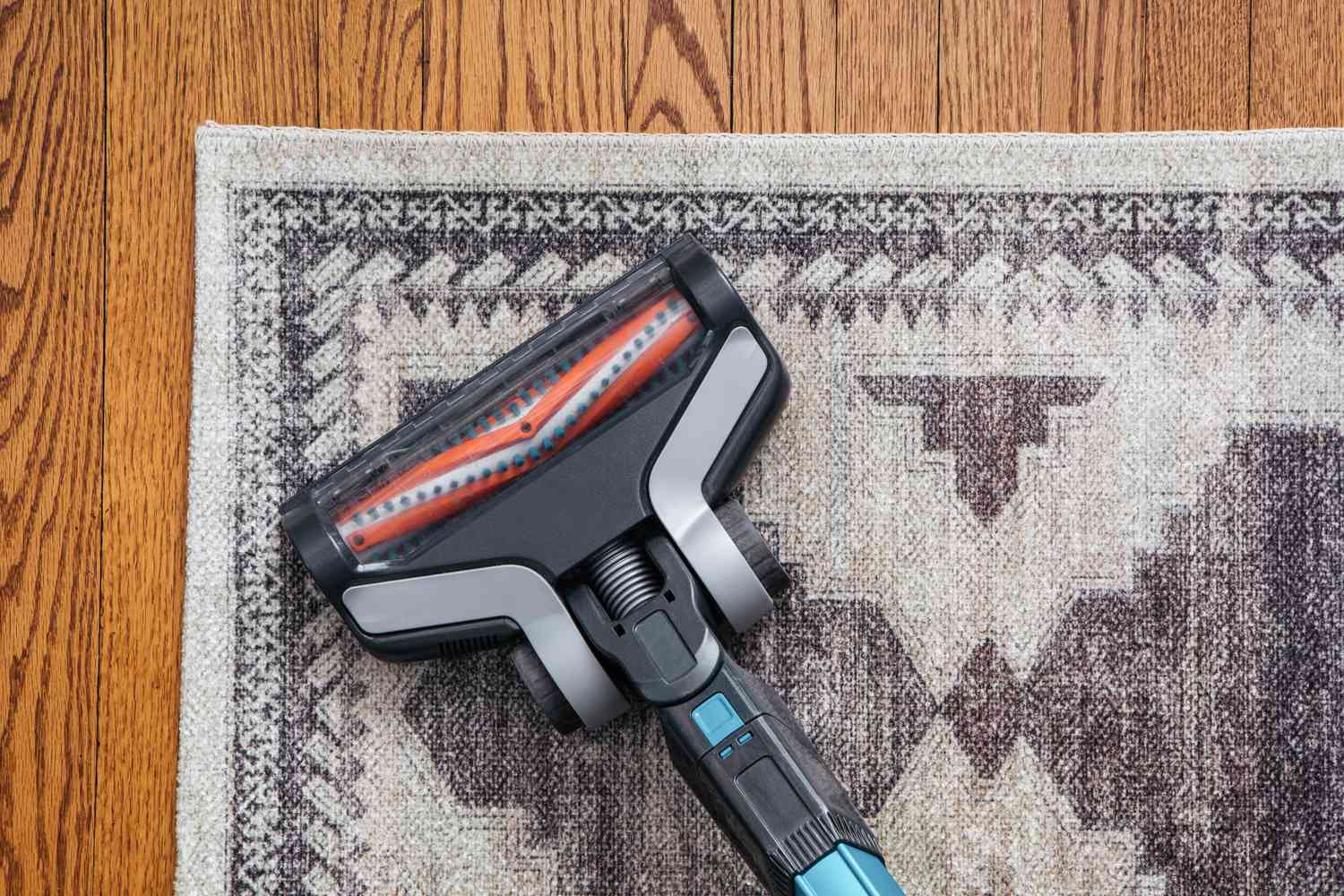 Allowing the soiled spot to dry naturally before using a vacuum.